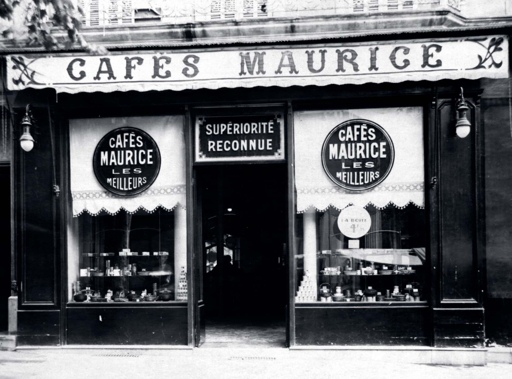 magasin des Cafés Maurice Toulon
