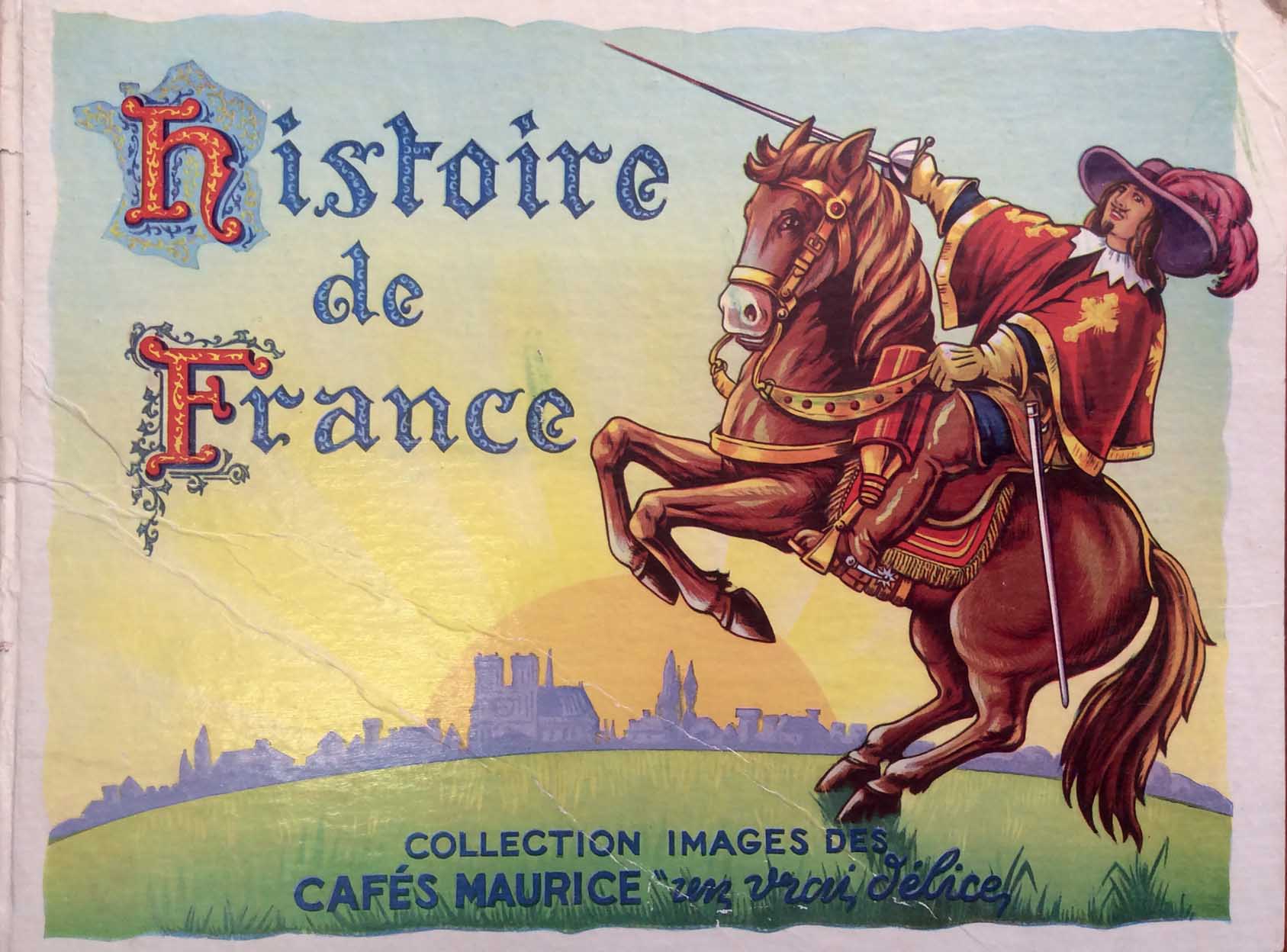 Parutions jeunesses histoire de France annonces Cafés Maurice