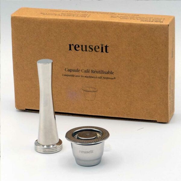 Nespresso boîte 1 capsule tasseur doseur pinceau Cafés Maurice