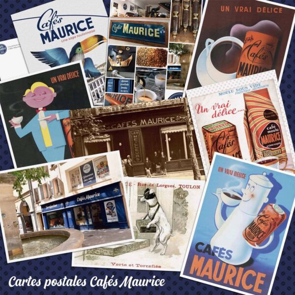 carte postale Cafés Maurice Toulon 83