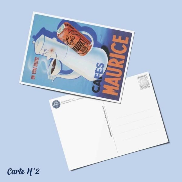 carte postale n°2 Cafés Maurice Toulon 83