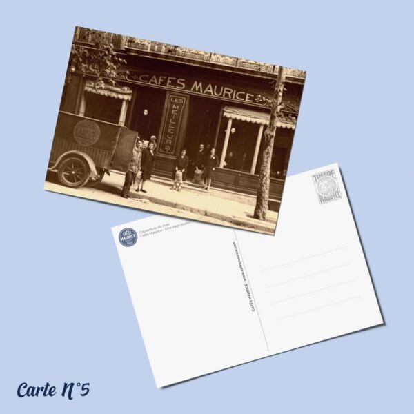 carte postale n°5 Cafés Maurice Toulon 83