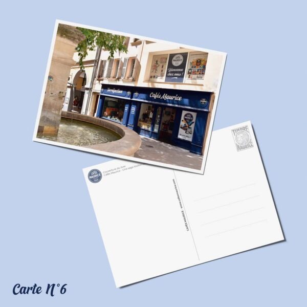 carte postale n°6 Cafés Maurice Toulon 83