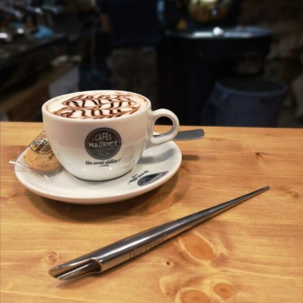 Stilet latte Art alu Cafés Maurice Toulon 83