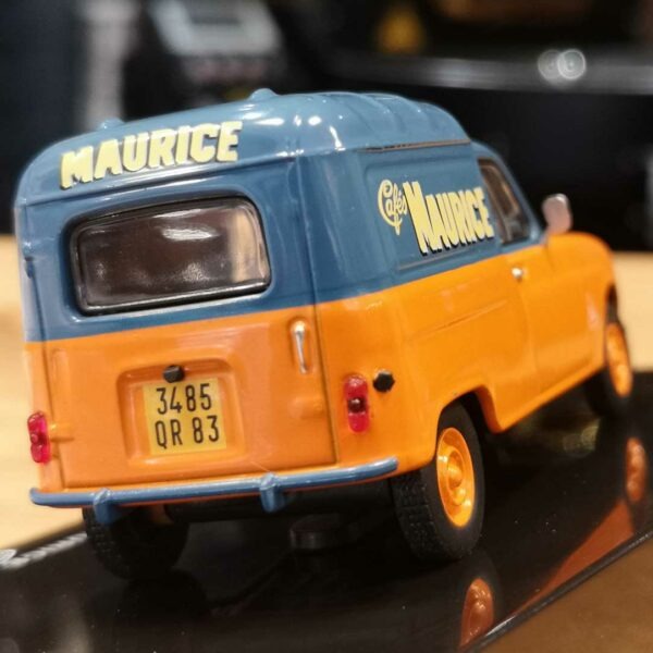La miniature Renault 4L Cafés Maurice édition limitée Cafés Maurice 83 Toulon