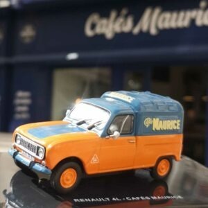La miniature Renault 4L Cafés Maurice édition limitée Cafés Maurice 83 Toulon