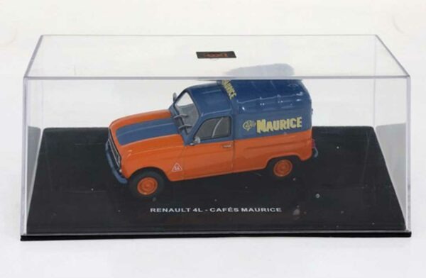 La miniature Renault 4L Cafés Maurice édition limitée Cafés Maurice 83 Toulon