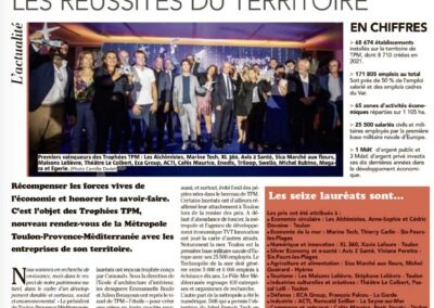 Cafés Maurice trophées de tpm octobre 2022 Cafés Maurice 83 Toulon