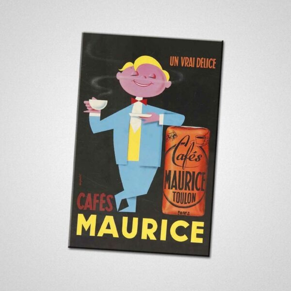 Magnet Bonhomme Cafés Maurice torréfacteur à Toulon 83