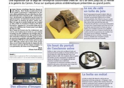 Var Matin métropole 26 décembre 2022 cinq objets qui racontent les cafés Maurice torréfacteur Toulon 83