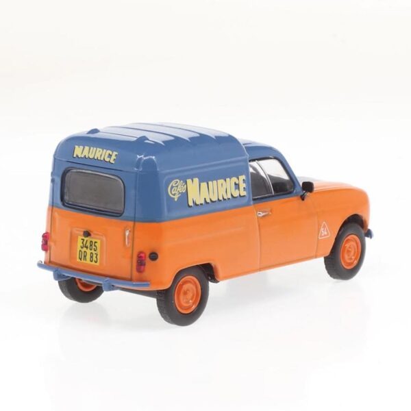 La miniature Renault 4L Cafés Maurice édition limitée Cafés Maurice torréfacteur Toulon Sanary 83