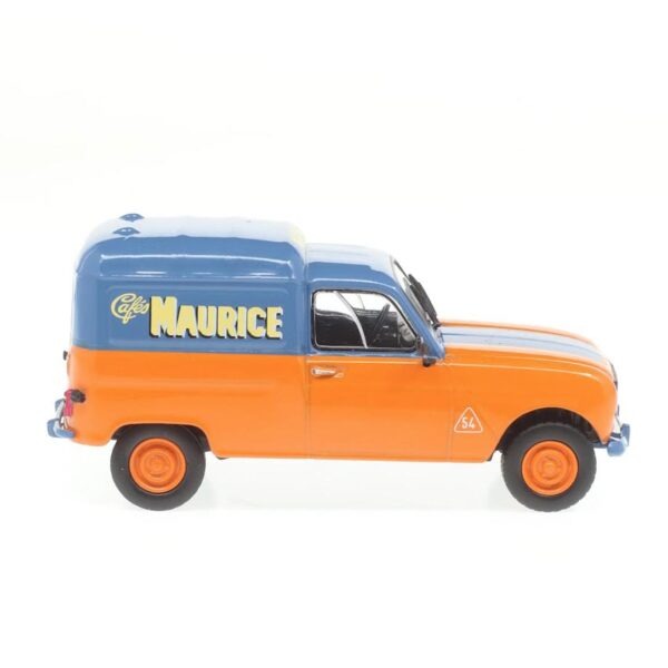 La miniature Renault 4L Cafés Maurice édition limitée Cafés Maurice torréfacteur Toulon Sanary 83