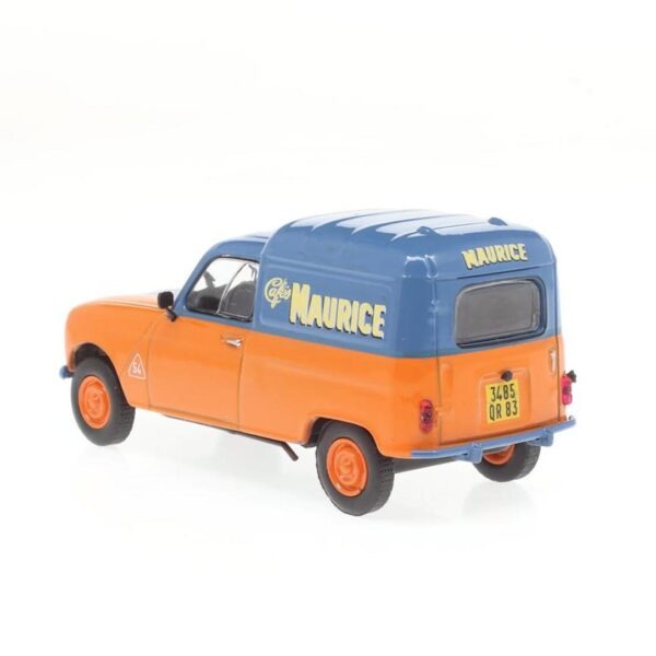 La miniature Renault 4L Cafés Maurice édition limitée Cafés Maurice torréfacteur Toulon Sanary 83