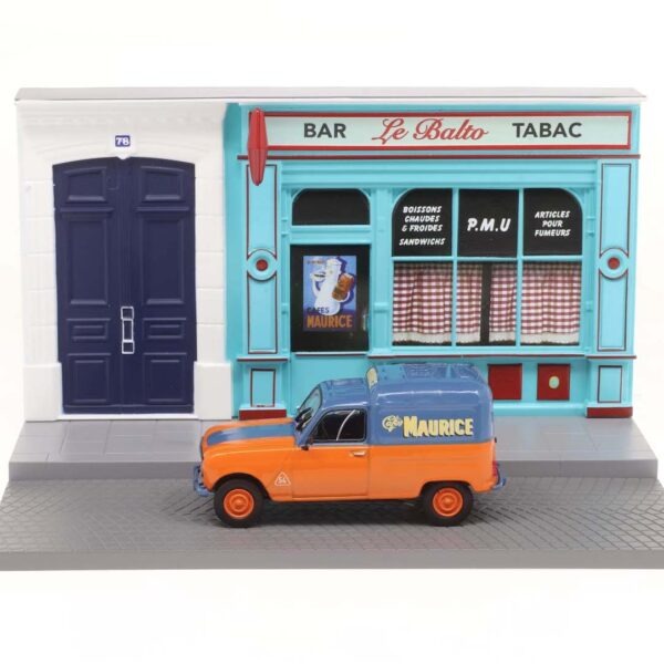 La miniature Renault 4L Cafés Maurice édition limitée Cafés Maurice torréfacteur Toulon Sanary 83