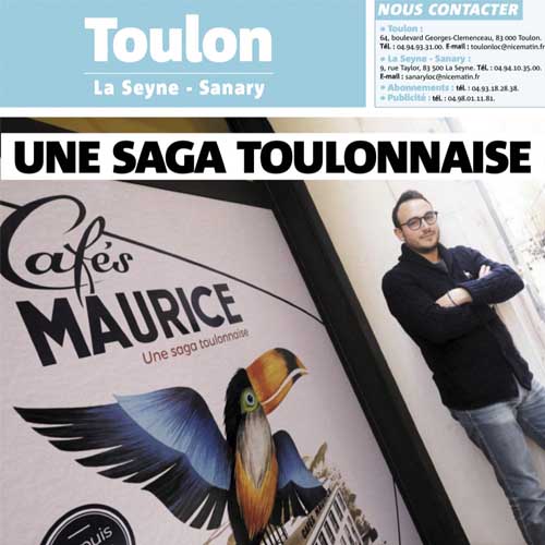Presse Cafés Maurice torréfacteur Toulon Sanary 83
