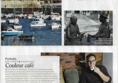 Cafés Maurice portrait Boris Touaty Auto journal Cafés Maurice Toulon 83