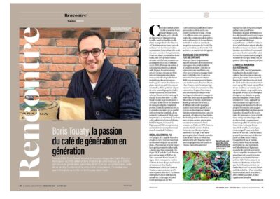 Boris Touaty, la passion du café de génération en génération Édition Région Sud décembre 2024 - Janvier 2025