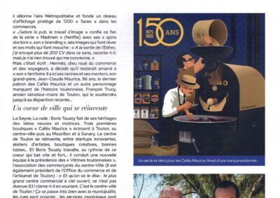 Article de presse "Boris Touaty un subtil arôme de réussite" paru dans Made in Sud mai 2025