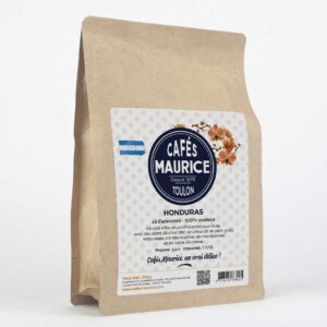 Sachet de café Cafés Maurice Honduras La Esperanza 100% arabica, notes chocolatées et agrumes, torréfié à Toulon, 250 g